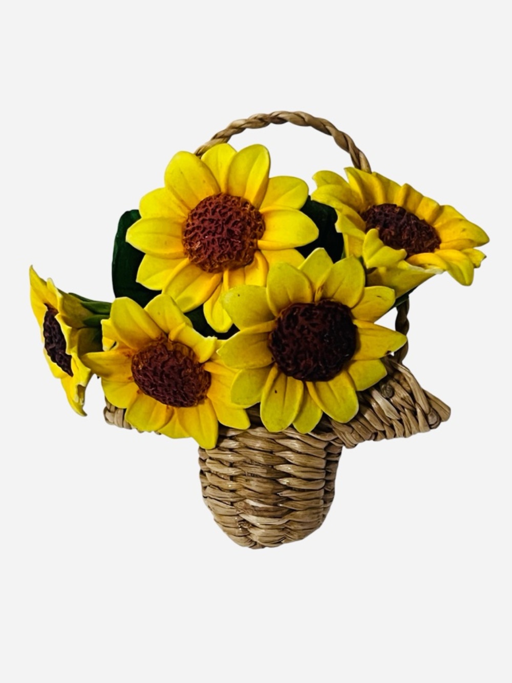 Summer sunflower brooch pin